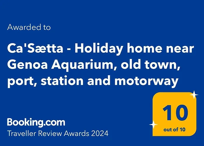 Ca'saetta - Park & Go To Aquarium And Old Town Lägenhet Genua